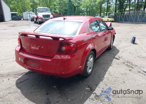 2014 Dodge Avenger Se из США, поврежденный, VIN 1C3CDZAG9EN218521